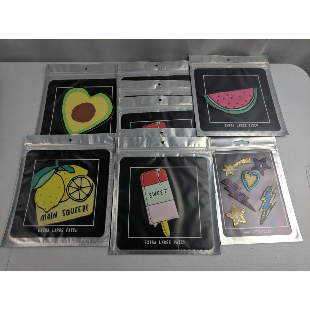 Lot of 5 designer Puffy Stickers for bags and cloths‎ twelveNYC Celebrate Shop